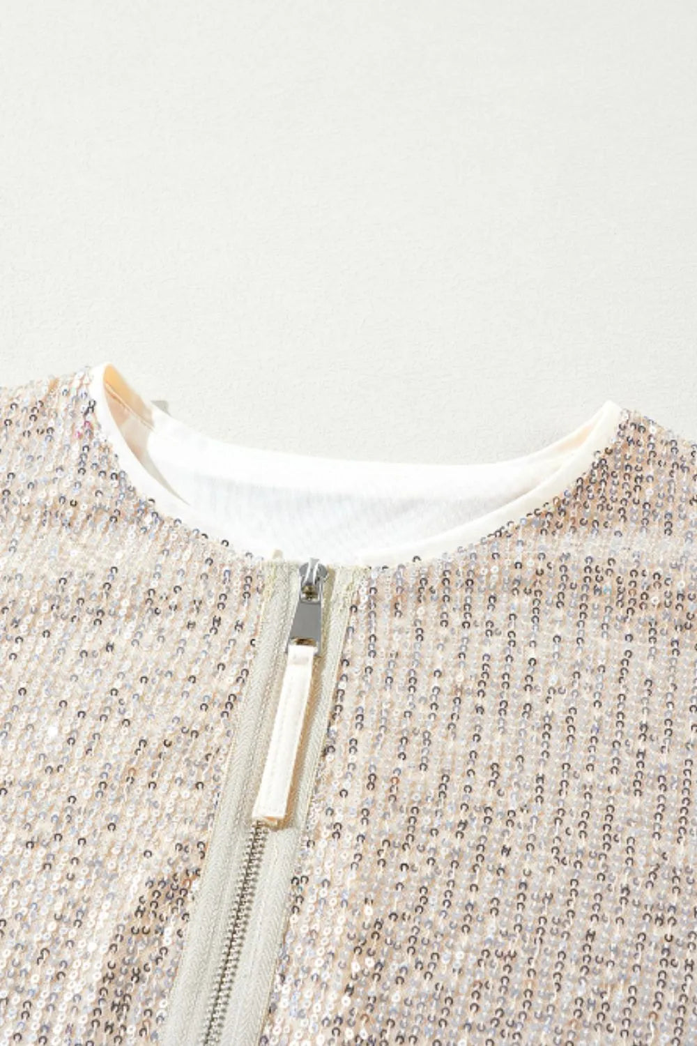 Asteria Sequin Zip Up Long Sleeve Jacket — view 15