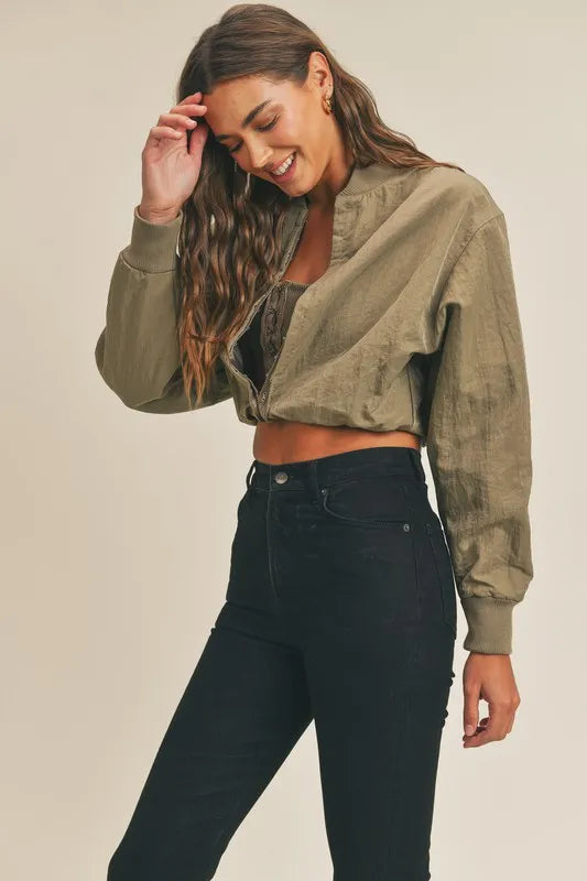 Iris Long Sleeve Two Way Jacket — view 3
