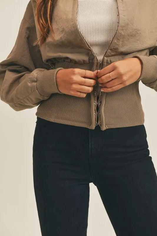 Iris Long Sleeve Two Way Jacket — view 6