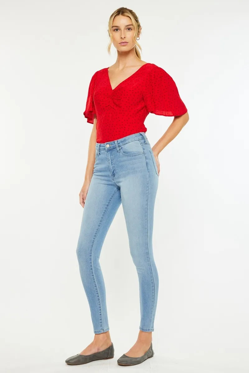 Artemis High Rise Super Skinny Jeans — view 5