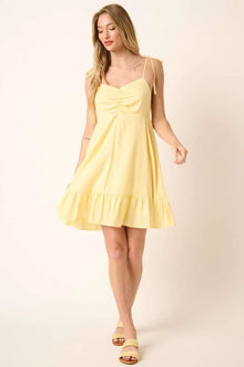 Eos Ruched Tie Mini Dress — thumbnail 5