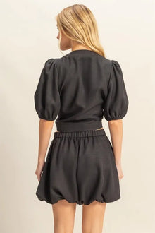 Nyx Front Tie Top and Bubble Hem Shorts — thumbnail 4