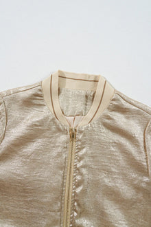 Durga Baseball Collar Zip Up Long Sleeve Jacket — thumbnail 5