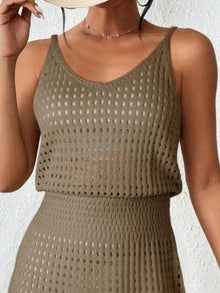 Morrigan Openwork V-Neck Sleeveless Cover Up Dress — thumbnail 12
