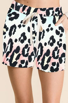 Fortuna Gradation Leopard Print Shorts with Twill Tape — thumbnail 16