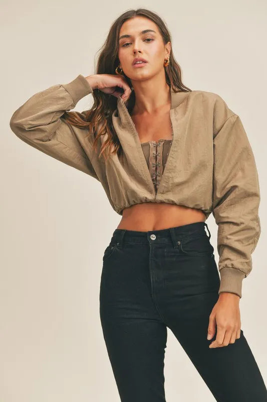 Iris Long Sleeve Two Way Jacket — view 7