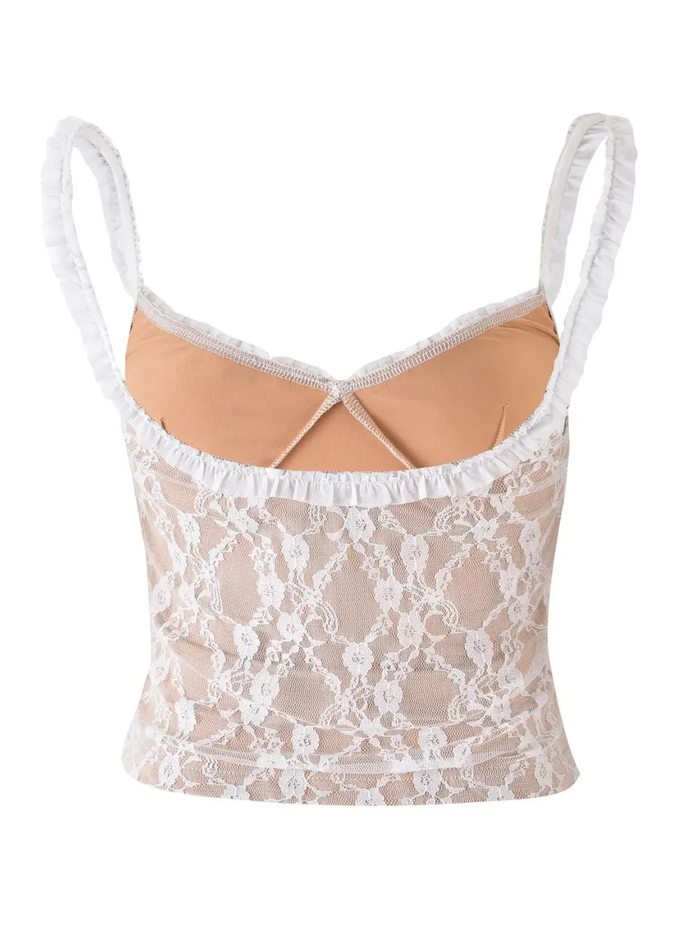 Hecate Frill Bow Lace Cami — view 6