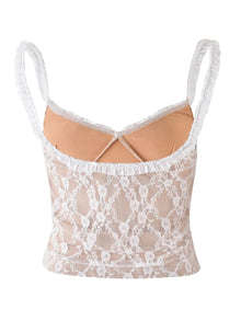Hecate Frill Bow Lace Cami — thumbnail 6