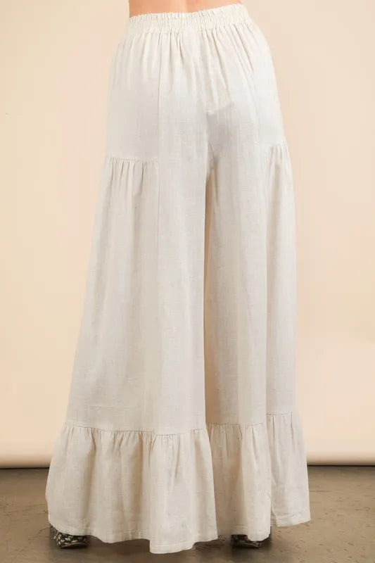 Rhea Palazzo Elastic Waist Comfy Pants — view 3