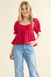 Ishtar Lovely Textured and Smocked Top — thumbnail 4