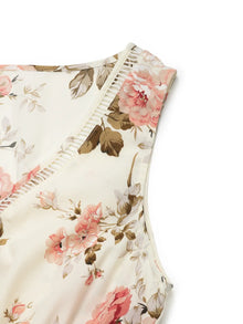 Nike Printed Ruffled Hem V-Neck Sleeveless Dress — thumbnail 8
