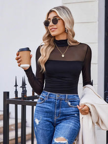 Hecate Mock Neck Long Sleeve Top — thumbnail 11