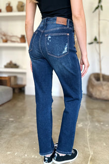 Artemis High Waist Rigid Magic Heavy Destroy Straight Jeans — thumbnail 10
