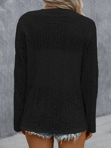 Brigid Eyelet Roll-Tab Sleeve Cardigan — thumbnail 21