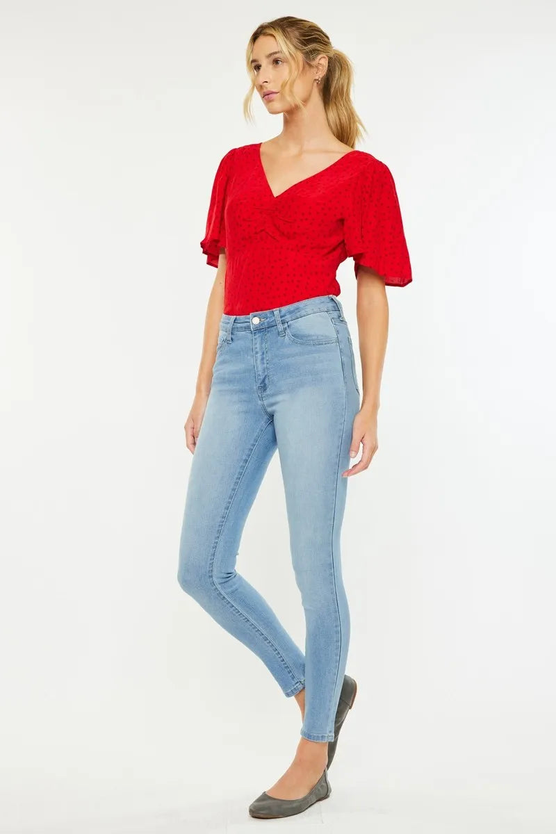 Artemis High Rise Super Skinny Jeans — view 6