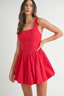 Maat Poplin Square Neckline Bubble Mini Dress — thumbnail 7