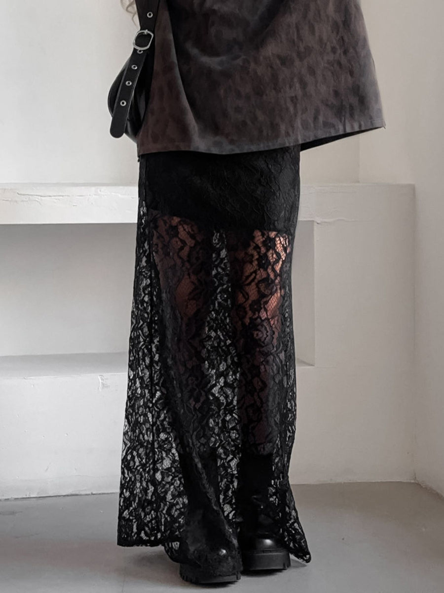 Kali Lace Maxi Skirt styled in the studio