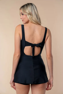Nike Sleeveless Tie Back Performance Knit Swim Dress — thumbnail 2
