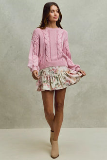 Olwen Floral Print Fit and Flare Mini Skirt — thumbnail 10