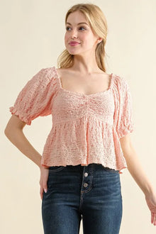 Ishtar Lovely Textured and Smocked Top — thumbnail 4