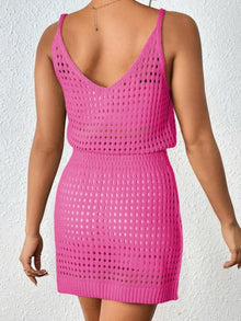 Morrigan Openwork V-Neck Sleeveless Cover Up Dress — thumbnail 15