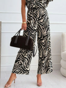 Hera Animal Print Wide Leg Jumpsuit — thumbnail 3