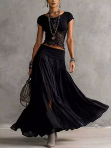 Morrigan Lace Slim Fit Top and Maxi Skirt Set — thumbnail 7