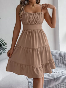 Aphrodite Smocked Back Tiered Cami Dress — thumbnail 14