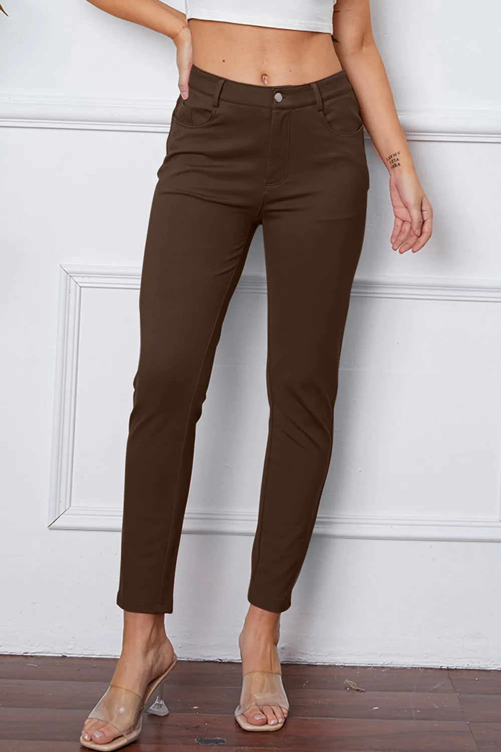Hecate StretchyStitch Pants by Basic Bae — view 30