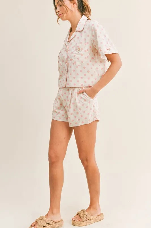 Hathor Polka Dot Lounge Set — view 6