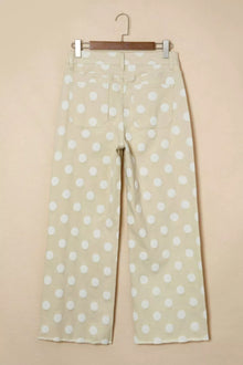 Maat Polka Dot High-Waisted Wide Leg Jeans — thumbnail 4