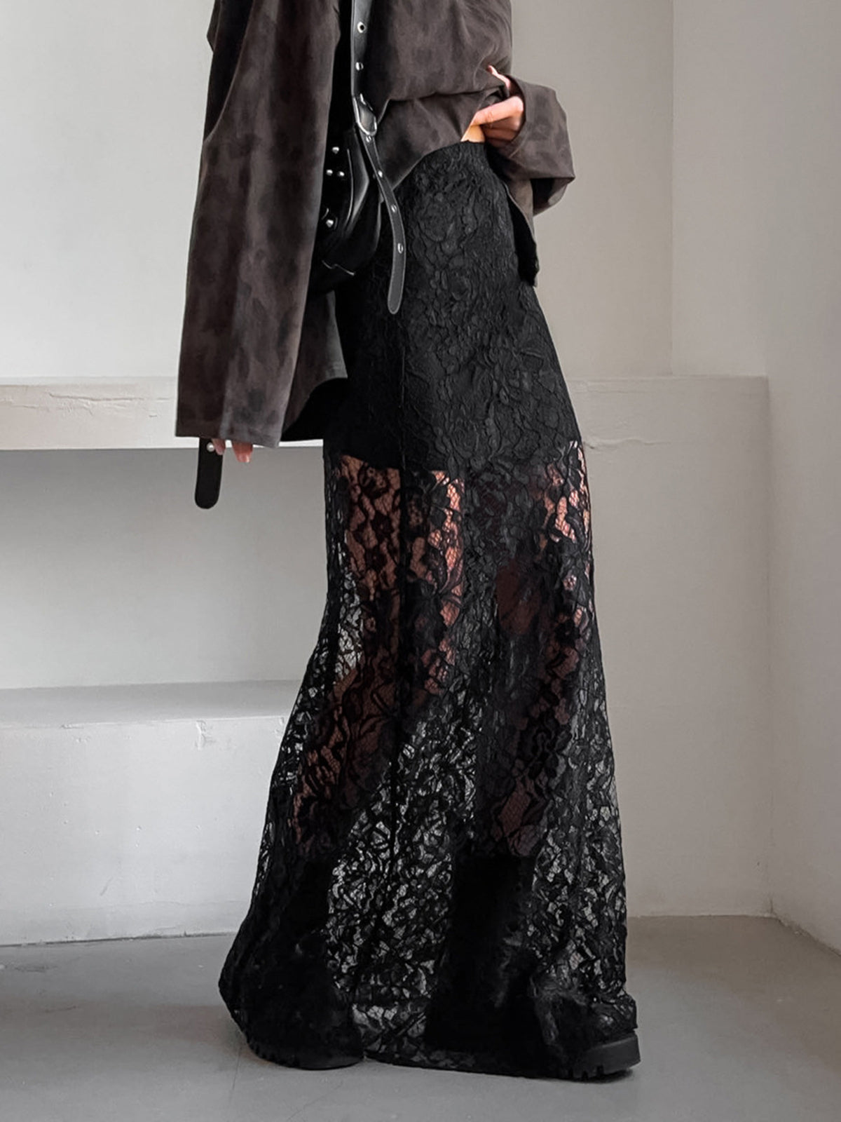 Kali Lace Maxi Skirt — view 4