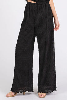 Sekhmet Textured Stretchy Crop Tank and Pants Set — thumbnail 5