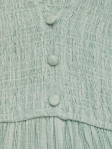 Gaia V-Neck Ruffled Cap Sleeve Dress — thumbnail 7