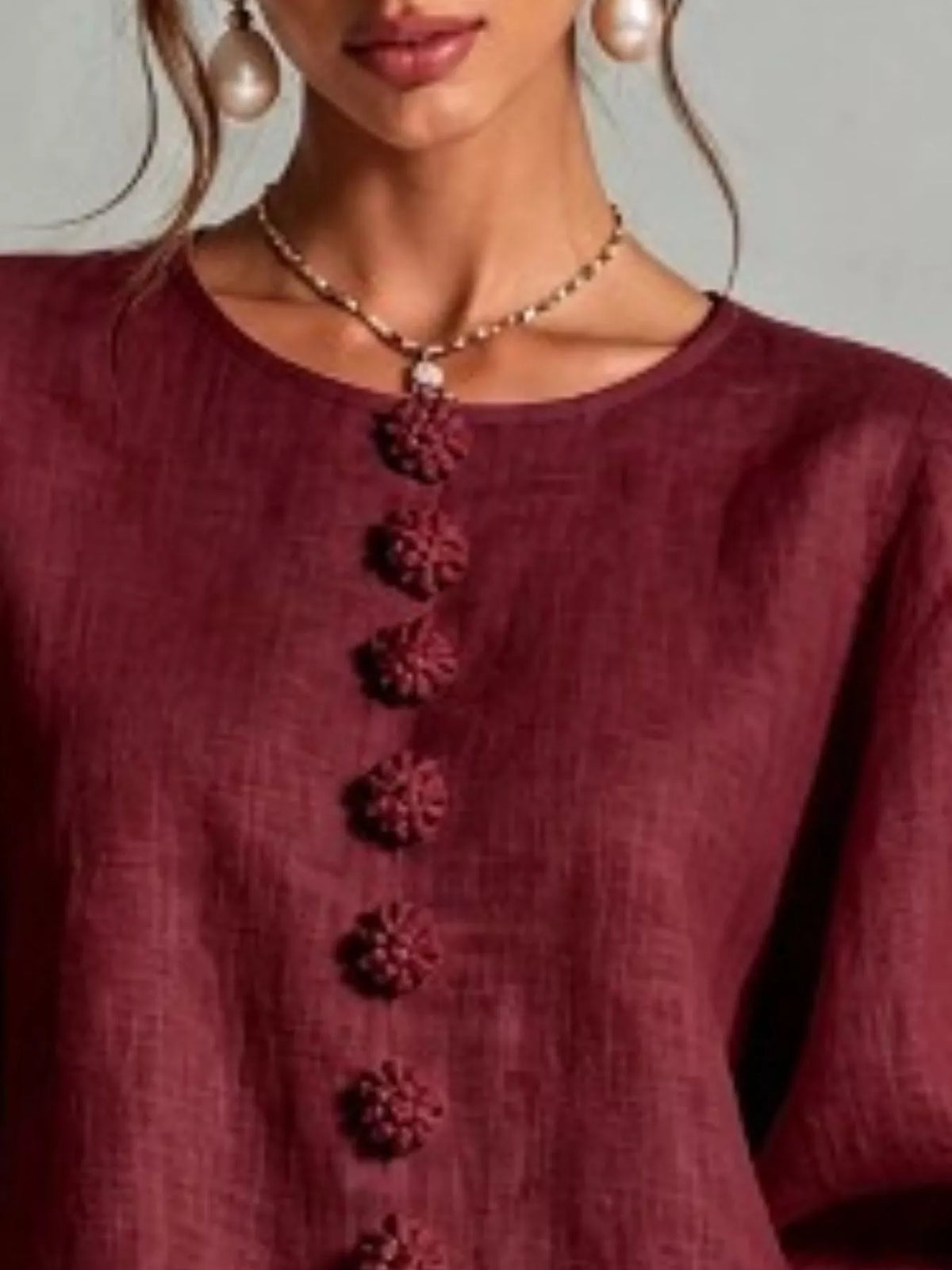 Olwen 3D Floral 3/4 Sleeve Mini Dress — view 20