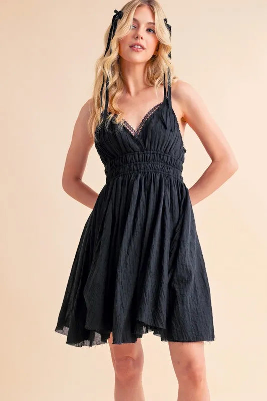 Hecate Lace Detail Mini Cami Dress