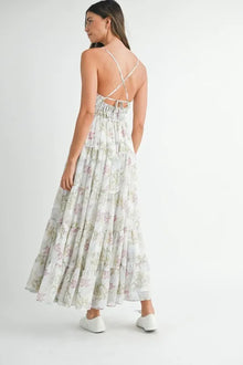 Persephone Floral Print Tiered Cami Maxi Dress — thumbnail 5