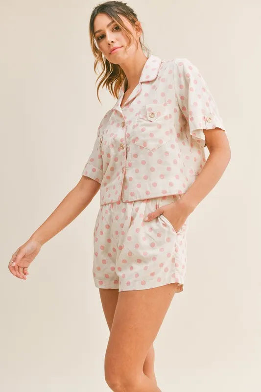 Hathor Polka Dot Lounge Set — view 3