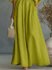Maat One Shoulder Top and Wide Leg Pants Set — thumbnail 18