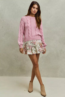 Olwen Floral Print Fit and Flare Mini Skirt — thumbnail 8