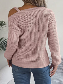 Parvati Asymmetrical Neck Long Sleeve Sweater — thumbnail 5
