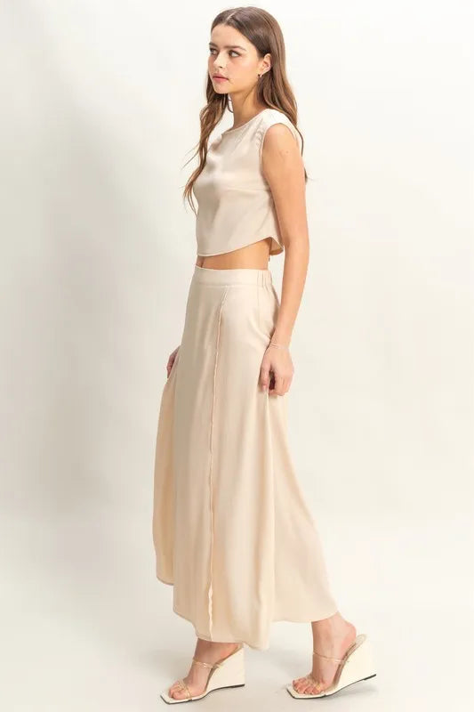 Isis Sleeveless Top and Maxi Skirt Set — view 2