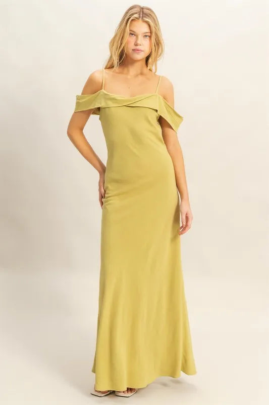 Athena Asymmetrical Maxi Dress