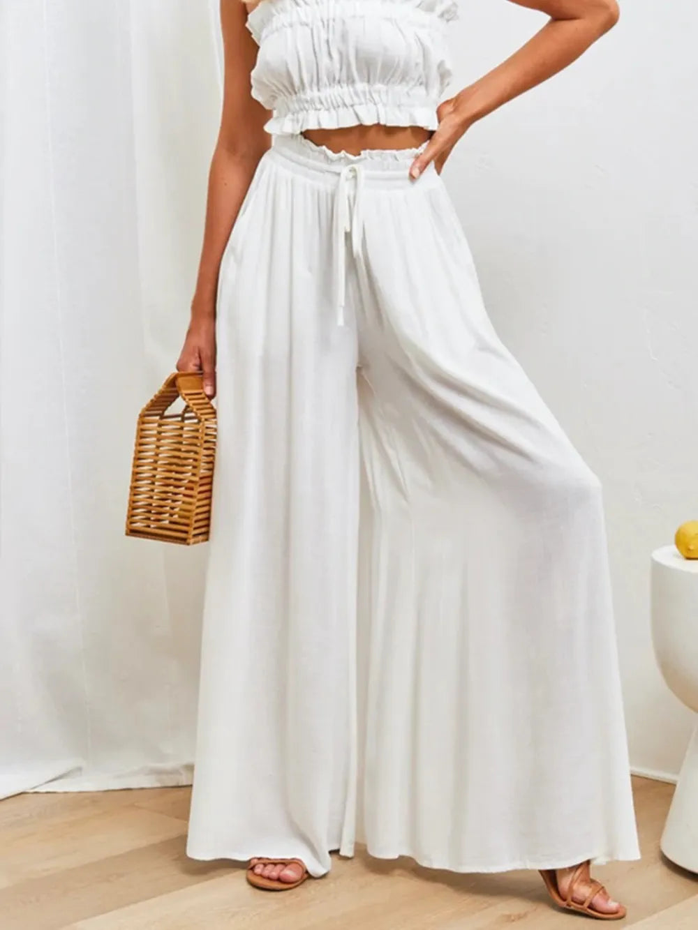 Lakshmi High-Waist Wide Leg Pants — view 6