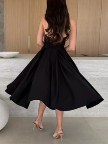 Eos Strapless Ruched A-Line Midi Dress — thumbnail 9