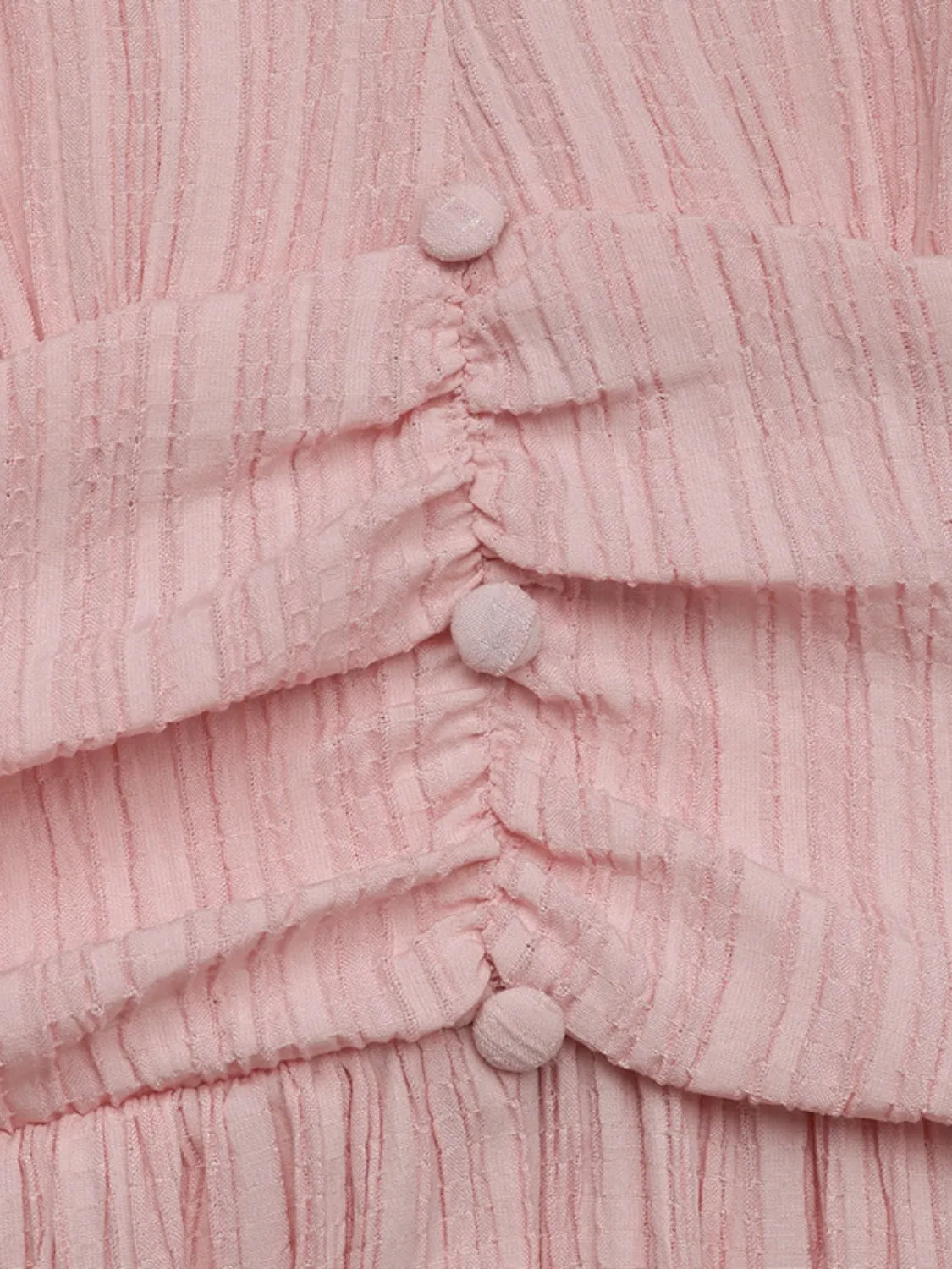 Venus V-Neck Puff Sleeve Dress — view 8