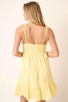 Eos Ruched Tie Mini Dress — thumbnail 2