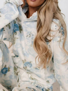 Nyx Lace Trim Kangaroo Pocket Hoodie — thumbnail 7