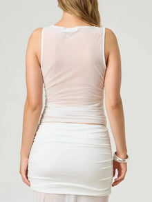 Hecate Ruched Round Neck Tank — thumbnail 5