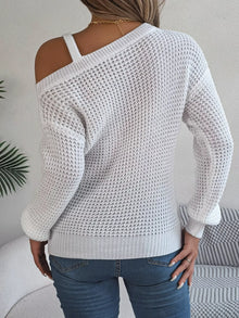 Parvati Asymmetrical Neck Long Sleeve Sweater — thumbnail 24